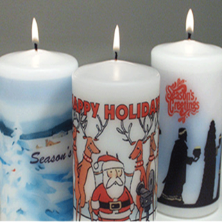 DCT4.5 Waterslide Decal Candle