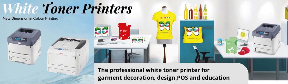 OKI T Shirt Transfer Printer White Toner 8432