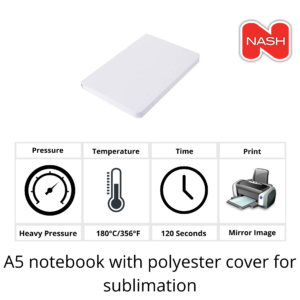 Notebook A5 – Polyester Material Cover