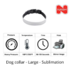 Dog Collar – Large for Sublimation