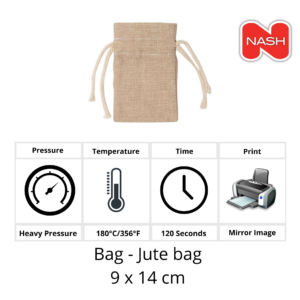 Bag Jute, for sublimation
