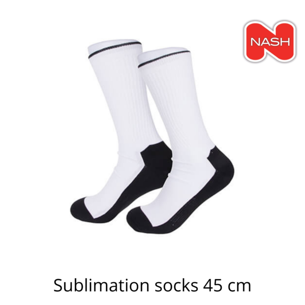 Sublimation Socks with black sole