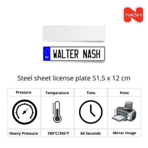 Licence Plate Metal Sheet Times