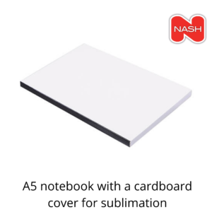 Notebook A5 - Cardboard Cover - Sublimation